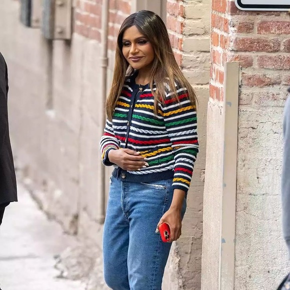 La Ligne x Target NWT Striped Cable Knit Cardigan - Picture 2 of 14